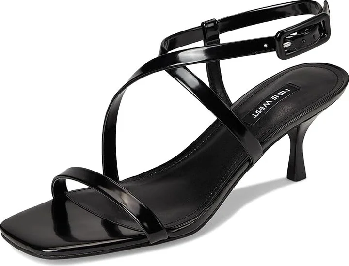 Nine West Hanni Women's Wedge Shoes Black Patent : 7 M, Leather/Rubber - Image 5