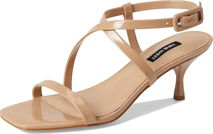 Nine West Hanni Women's Wedge Shoes Light Natural Patent : 6.5 M, Leather/Rubber - Image 5