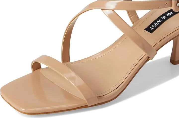 Nine West Hanni Women's Wedge Shoes Light Natural Patent : 6.5 M, Leather/Rubber - Image 7