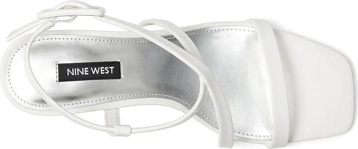 Nine West Hanni Women's Wedge Shoes White Patent : 8 M, Leather/Rubber - Image 2