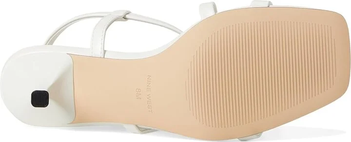 Nine West Hanni Women's Wedge Shoes White Patent : 8 M, Leather/Rubber - Image 3