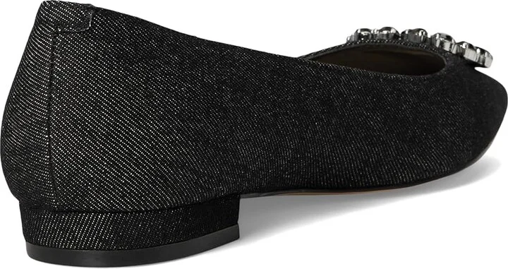 Nine West Hearts Women's Maryjane Shoes Black Denim : 6 M, Textile - Image 4