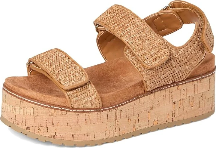 Nine West Heavin Women's Dress Sandals Dark Natural : 8.5 M, Synthetic - Image 5