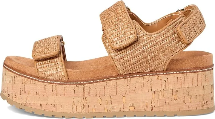 Nine West Heavin Women's Dress Sandals Dark Natural : 8.5 M, Synthetic - Image 6