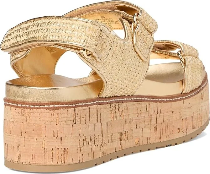 Nine West Heavin Women's Dress Sandals Gold : 7.5 M, Synthetic - Image 4