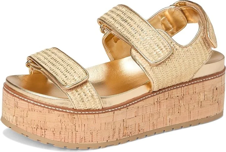 Nine West Heavin Women's Dress Sandals Gold : 7.5 M, Synthetic - Image 5