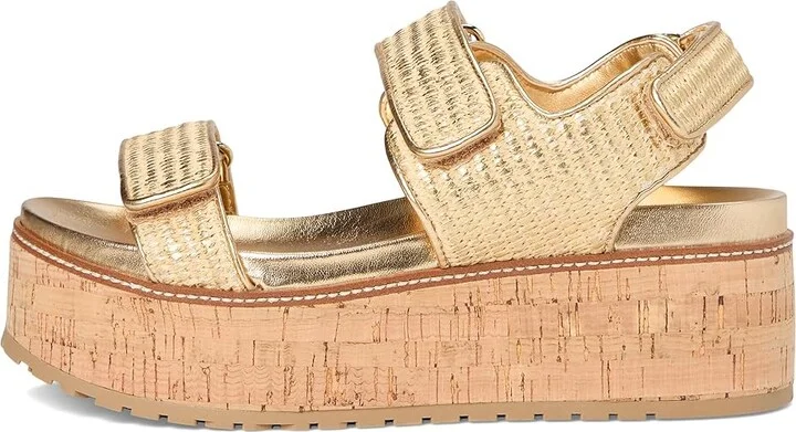 Nine West Heavin Women's Dress Sandals Gold : 7.5 M, Synthetic - Image 6