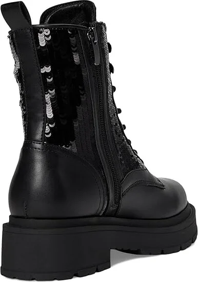 Nine West Hediy Women's Boots Black Smooth/Black Sequin : 5.5 M, Synthetic - Image 4