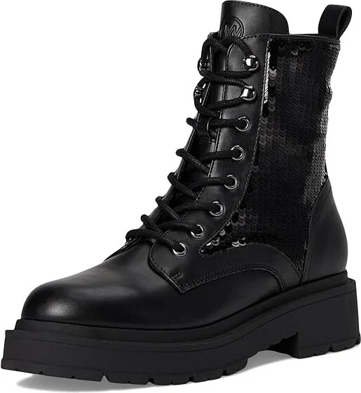 Nine West Hediy Women's Boots Black Smooth/Black Sequin : 5.5 M, Synthetic - Image 5