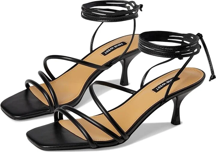 Nine West Hendy Women's Dress Sandals Black : 9.5 M