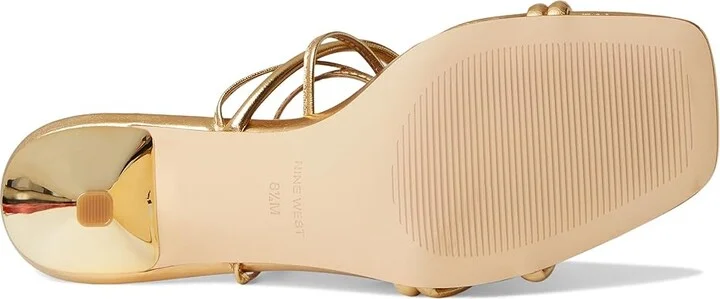 Nine West Hendy Women's Dress Sandals Gold : 7 M - Image 3