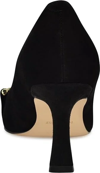 Nine West Jella High Women's Heels Black Suede : 6.5 M - Image 4