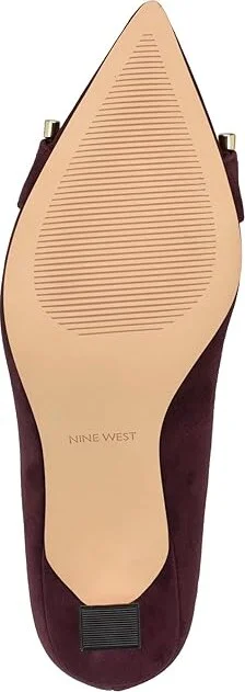 Nine West Jella High Women's Heels Burgundy Suede : 5.5 M - Image 3