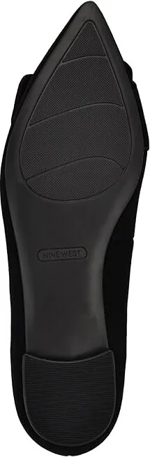 Nine West Jesike Women's Flat Shoes Black Suede : 5.5 M - Image 3