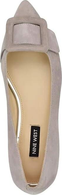 Nine West Jesike Women's Flat Shoes Light Grey Suede : 5.5 M - Image 2