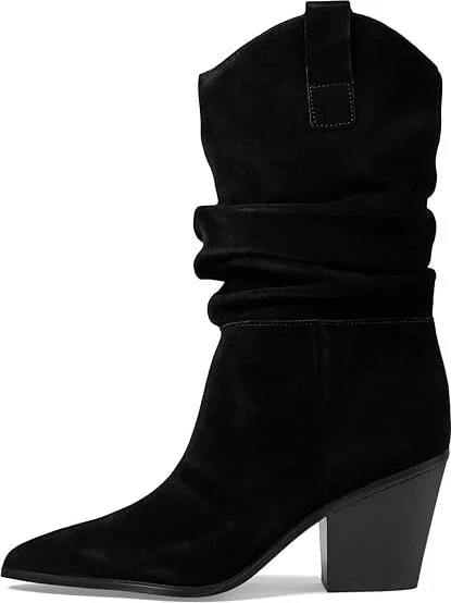 Nine West Kadon Women's Boots Black Suede : 8.5 M, Rubber/Suede - Image 5