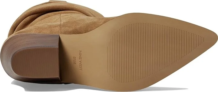 Nine West Kadon Women's Boots Cognac Suede : 5.5 M, Rubber/Suede - Image 3