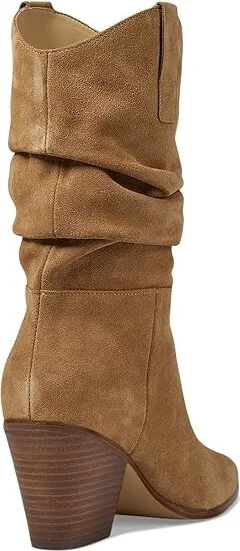 Nine West Kadon Women's Boots Cognac Suede : 5.5 M, Rubber/Suede - Image 4