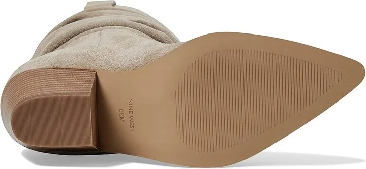 Nine West Kadon Women's Boots Taupe Suede : 8 M, Rubber/Suede - Image 3
