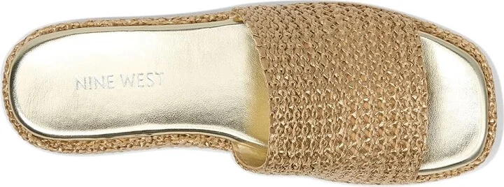 Nine West Keziah Women's Sandals Gold : 7.5 M, Rubber - Image 2