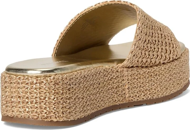 Nine West Keziah Women's Sandals Gold : 7.5 M, Rubber - Image 4