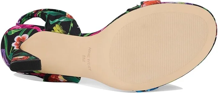 Nine West Krave Women's Sandals Black Lush Floral : 7 M, Synthetic - Image 3