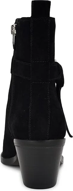 Nine West Lemone Women's Boots Black Suede : 6 M, Rubber/Suede - Image 4