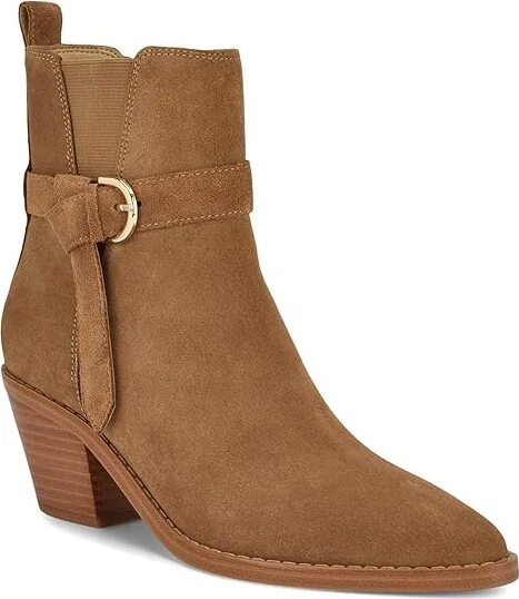 Nine West Lemone Women's Boots Cognac Suede : 8 M, Rubber/Suede - Image 4