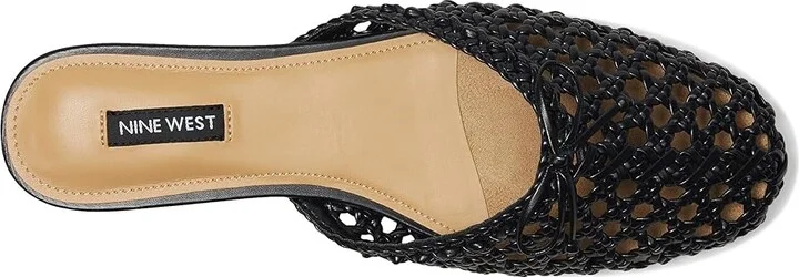 Nine West Lolah Women's Flat Shoes Black : 8 M, Faux Leather - Image 2