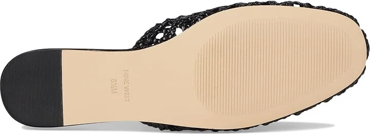 Nine West Lolah Women's Flat Shoes Black : 8 M, Faux Leather - Image 3
