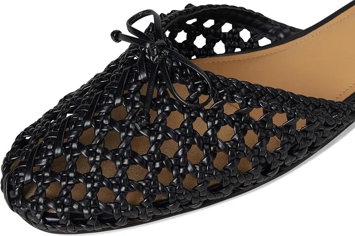 Nine West Lolah Women's Flat Shoes Black : 8 M, Faux Leather - Image 7