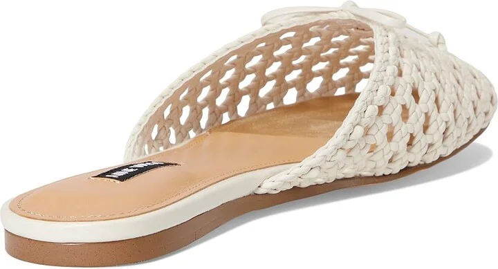 Nine West Lolah Women's Flat Shoes Cream : 9.5 M, Faux Leather - Image 4