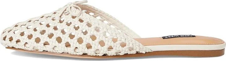Nine West Lolah Women's Flat Shoes Cream : 9.5 M, Faux Leather - Image 6