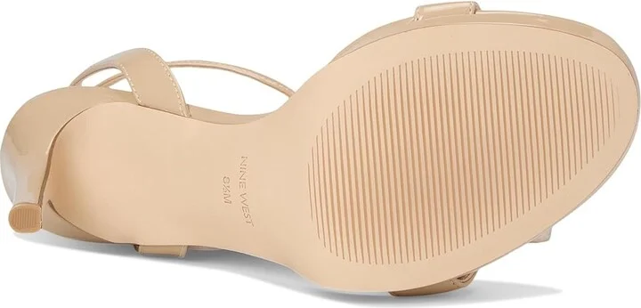Nine West Loola Women's Sandals Light Natural Patent : 8 M, Leather - Image 3