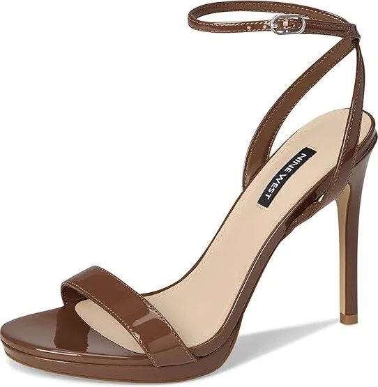 Nine West Loola Women's Sandals Maple Patent : 10 M, Leather - Image 5