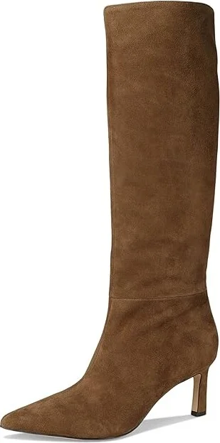 Nine West Lorthey Women's Boots Cognac Suede : 7.5 M, Suede/Synthetic - Image 5