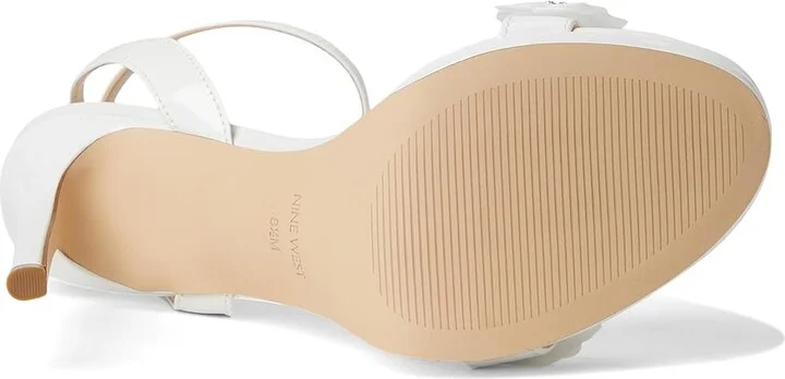 Nine West Lovely Women's Dress Sandals White Patent : 9.5 M, Synthetic - Image 3