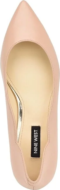 Nine West Lovlady Women's Shoes Barely Nude : 6 M, Leather - Image 2