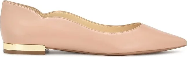 Nine West Lovlady Women's Shoes Barely Nude : 6 M, Leather - Image 5