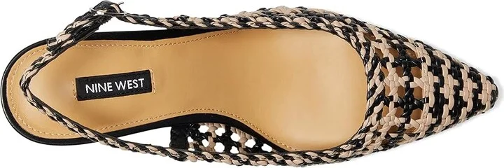 Nine West Madalene High Women's Heels Black/Tan : 8.5 M, Rubber/Synthetic - Image 2