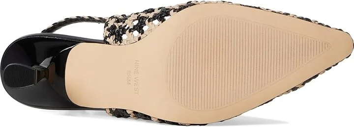 Nine West Madalene High Women's Heels Black/Tan : 8.5 M, Rubber/Synthetic - Image 3