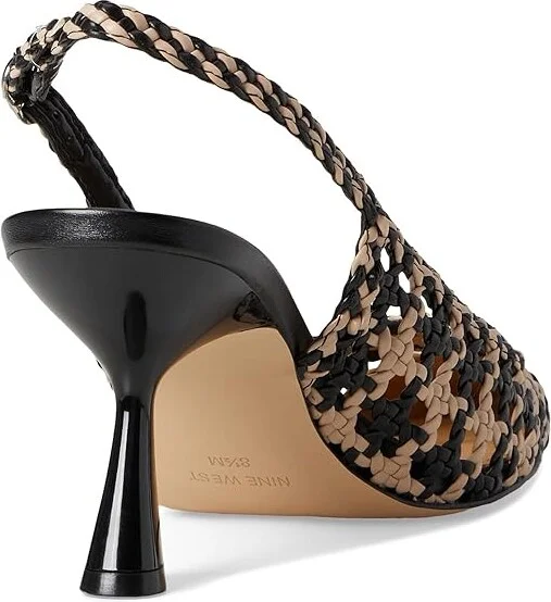 Nine West Madalene High Women's Heels Black/Tan : 8.5 M, Rubber/Synthetic - Image 4