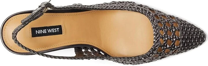 Nine West Madalene High Women's Heels Pewter : 7 M, Rubber/Synthetic - Image 2