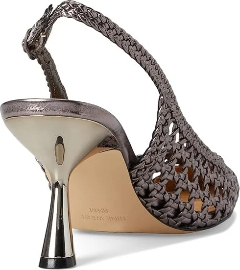 Nine West Madalene High Women's Heels Pewter : 7 M, Rubber/Synthetic - Image 4