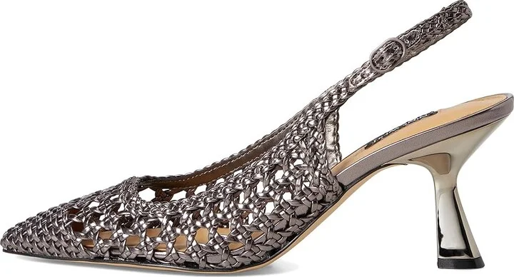 Nine West Madalene High Women's Heels Pewter : 7 M, Rubber/Synthetic - Image 6