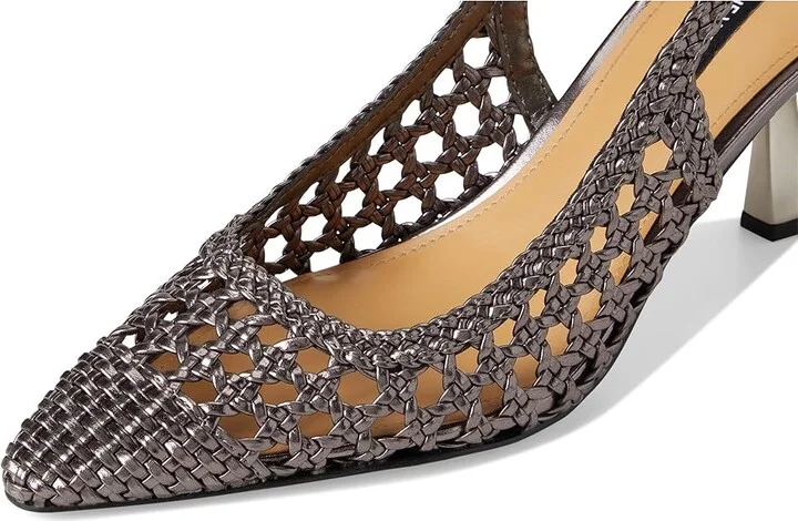 Nine West Madalene High Women's Heels Pewter : 7 M, Rubber/Synthetic - Image 7