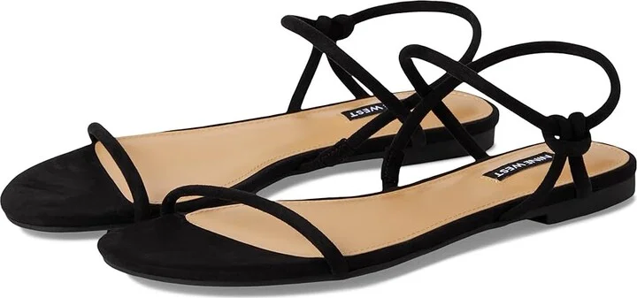 Nine West Maizy Women's Dress Sandals Black : 8 M, Faux Leather