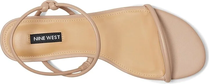 Nine West Maizy Women's Dress Sandals Light Natural : 9.5 M, Faux Leather - Image 2