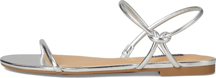 Nine West Maizy Women's Dress Sandals Silver : 9.5 M, Faux Leather - Image 6