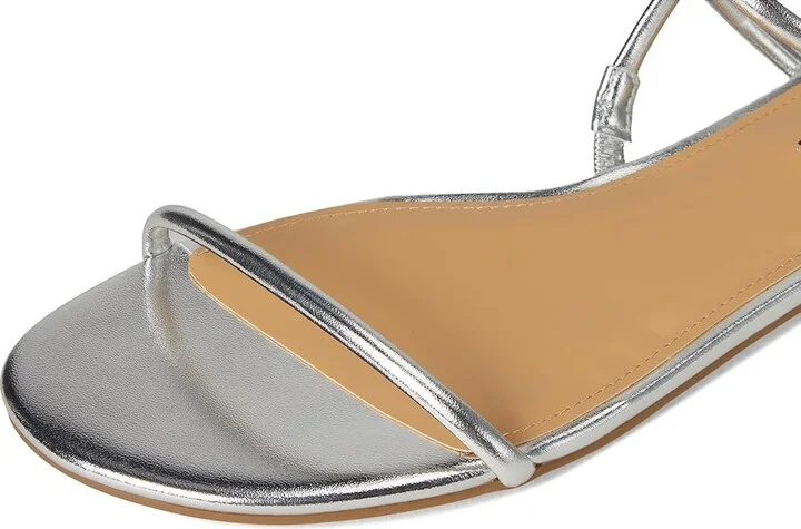 Nine West Maizy Women's Dress Sandals Silver : 9.5 M, Faux Leather - Image 7